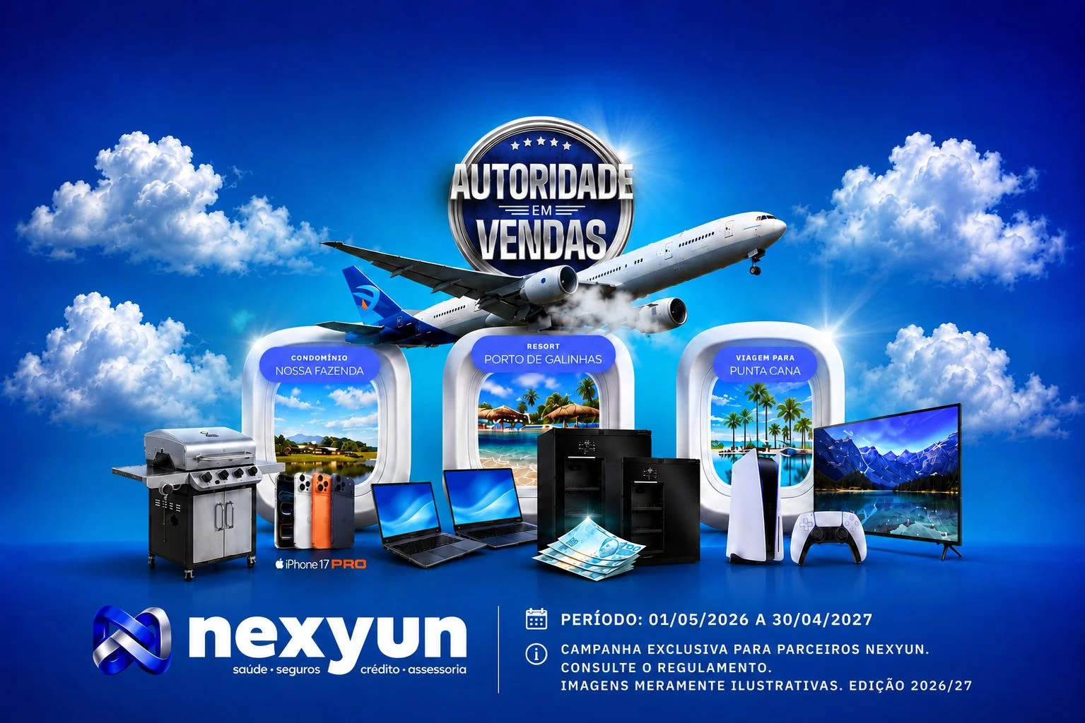 Nexyun lança campanha Autoridade em Vendas e amplia oportunidades de premiação para corretores