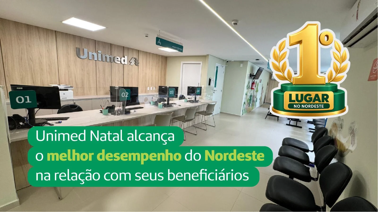 Unimed Natal alcança o melhor desempenho do Nordeste na relação com seus beneficiários